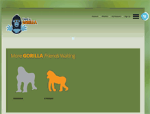 Tablet Screenshot of friendagorilla.org